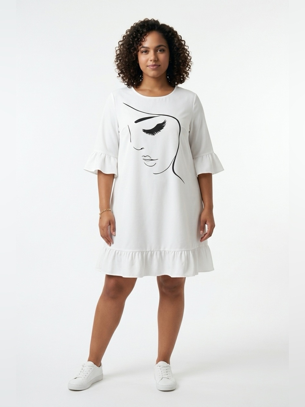 Knee length dress